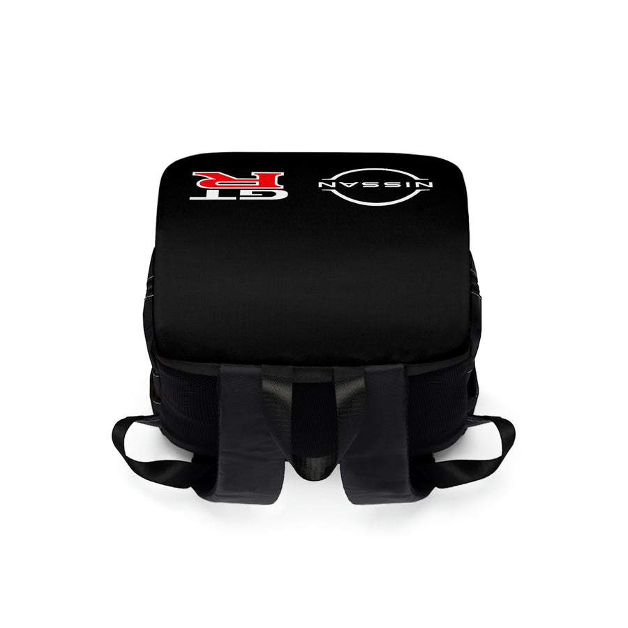 Unisex Black Casual Shoulder Nissan GTR Backpack™