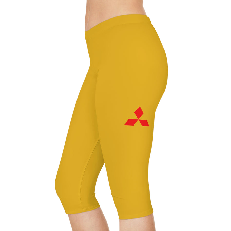 Women's Yellow Mitsubishi Capri Leggings™