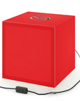 Red Mazda Light Cube Lamp™