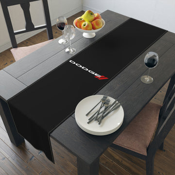 Black Dodge Table Runner (Cotton, Poly)™