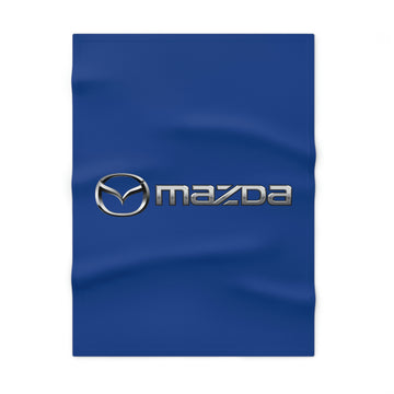 Dark Blue Mazda Soft Fleece Baby Blanket™