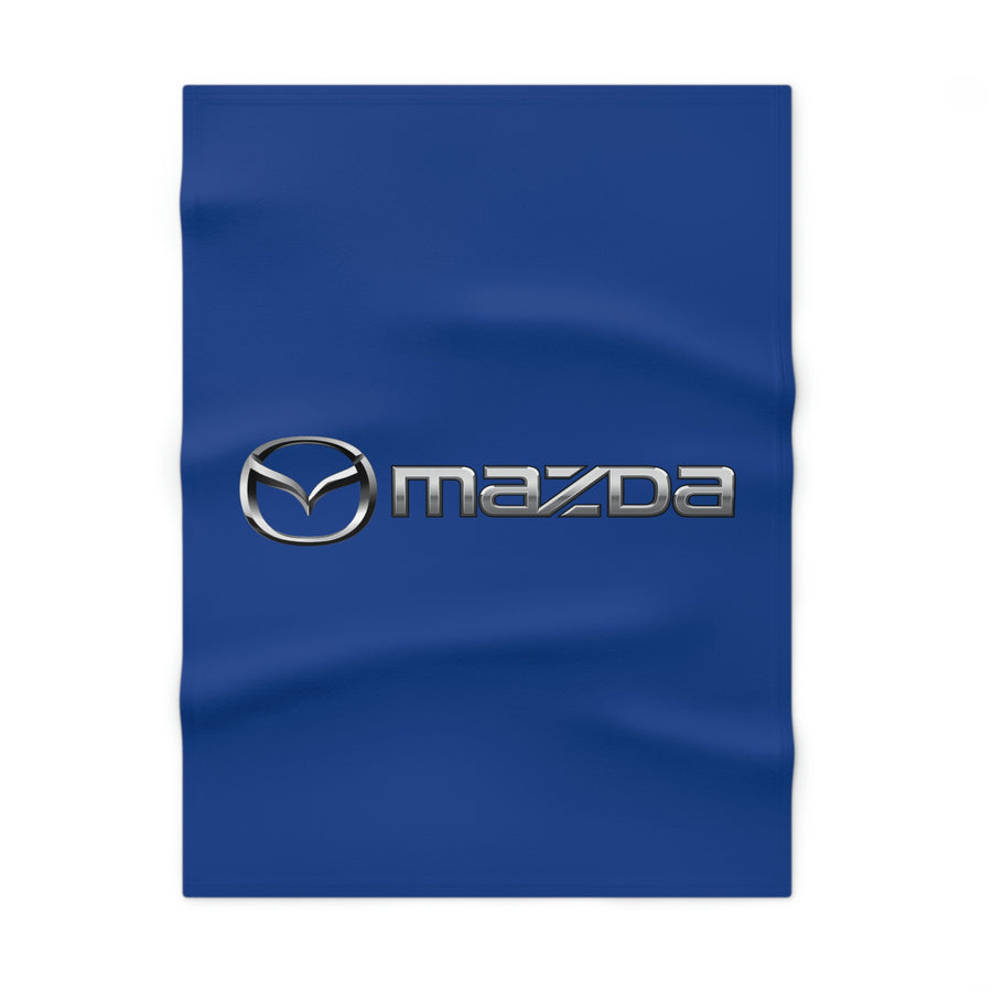 Dark Blue Mazda Soft Fleece Baby Blanket™