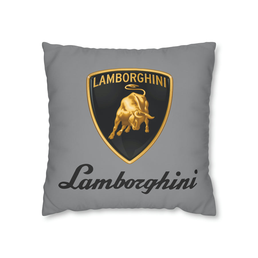 Grey Lamborghini Spun Polyester pillowcase™