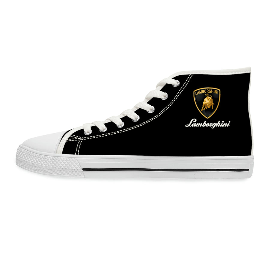 Women's Black Lamborghini High Top Sneakers™