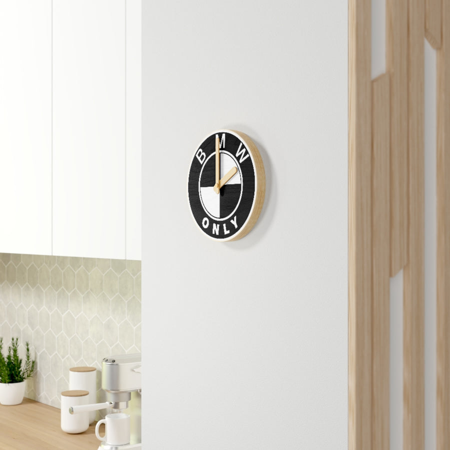 Wooden Wall BMW Clock™