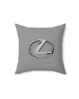 Grey Lexus Spun Polyester Square Pillow™