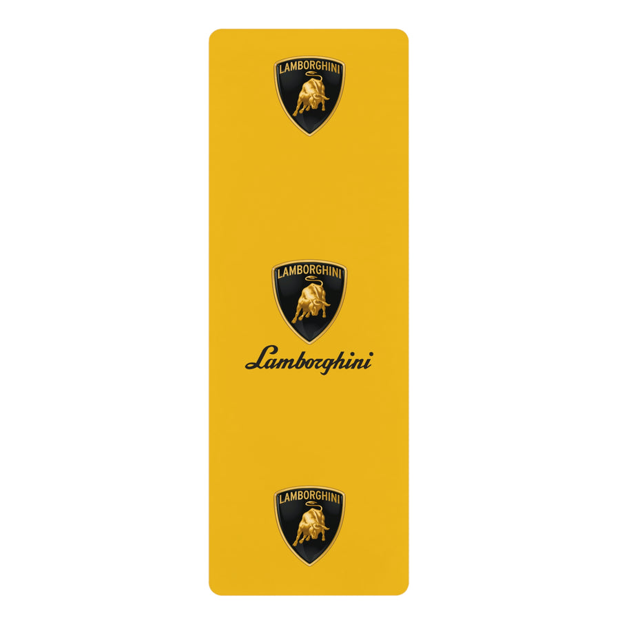 Yellow Lamborghini Rubber Yoga Mat™