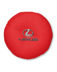 Red Lexus Tufted Floor Pillow, Round™