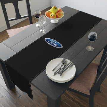 Black Ford Table Runner (Cotton, Poly)™