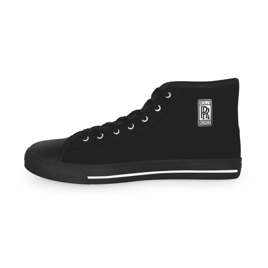 Men's Black Rolls Royce High Top Sneakers™