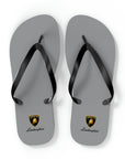 Unisex Grey Lamborghini Flip Flops™