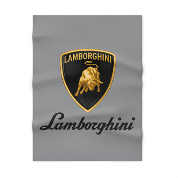 Grey Lamborghini Soft Fleece Baby Blanket™