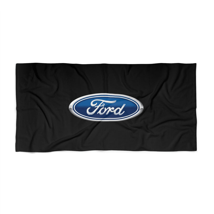 Black Ford Beach Towel™