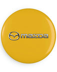 Yellow Mazda Button Magnet, Round (10 pcs)™