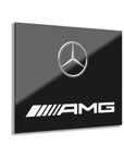 Black Mercedes Acrylic Prints (French Cleat Hanging)™