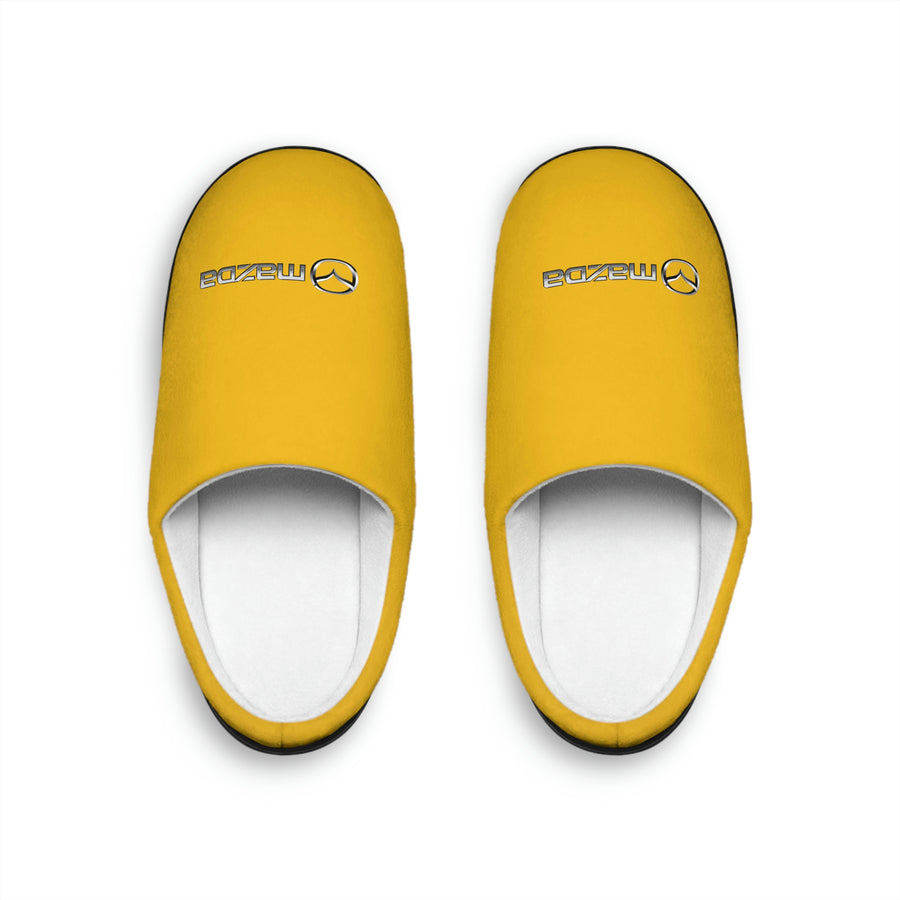 Unisex Yellow Mazda Indoor Slippers™