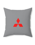 Grey Mitsubishi Spun Polyester Square Pillow™