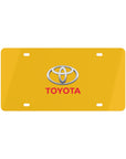 Yellow Toyota License Plate™