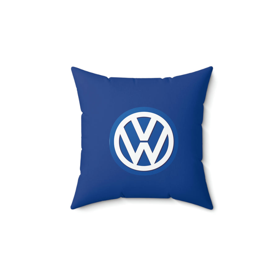 Dark Blue Volkswagen Spun Polyester Square Pillow™