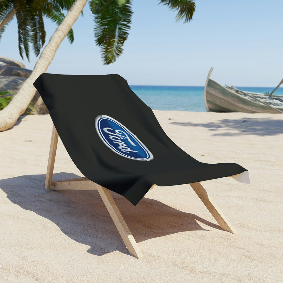 Black Ford Beach Towel™