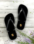 Unisex Black Porsche Flip Flops™