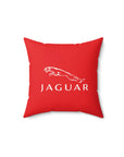 Red Jaguar Spun Polyester Square Pillow™
