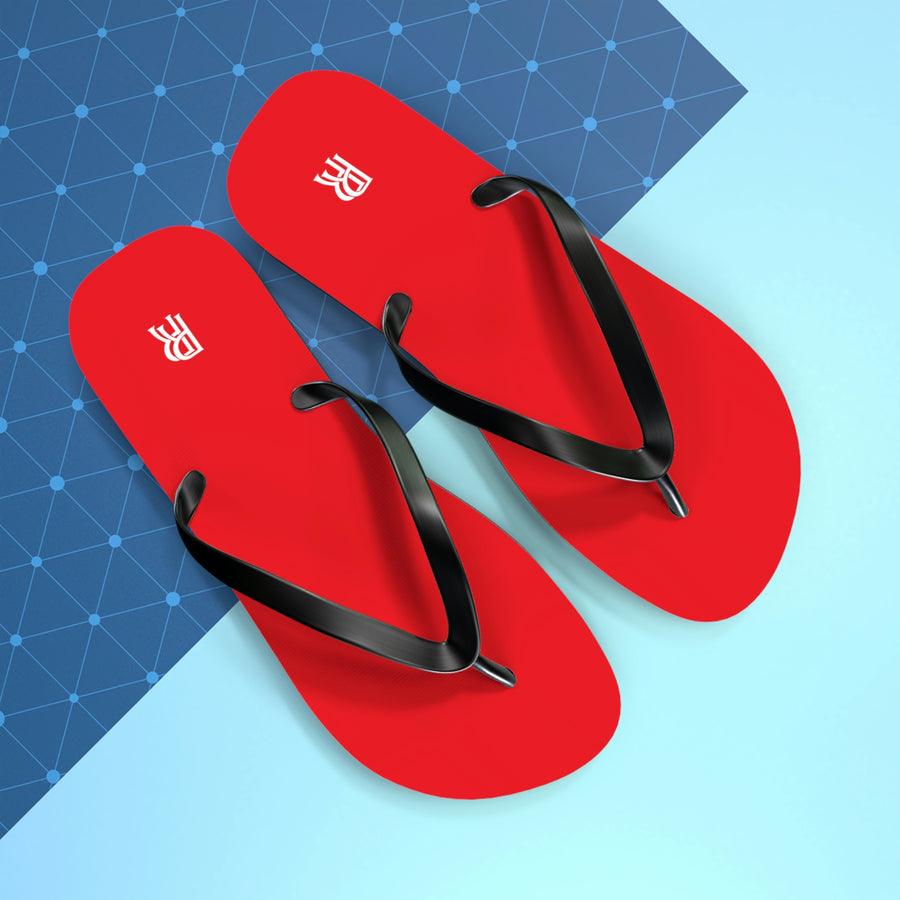 Unisex Red Rolls Royce Flip Flops™