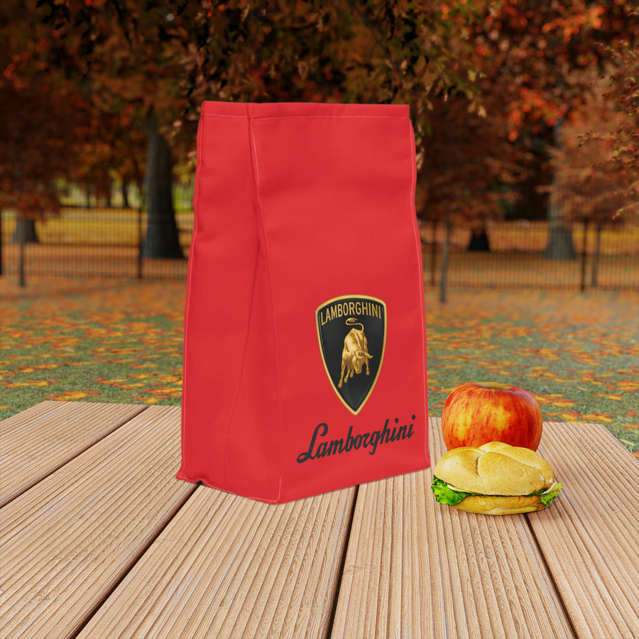 Red Lamborghini Polyester Lunch Bag™