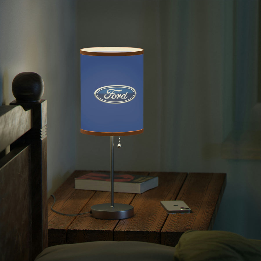 Dark Blue Ford Lamp on a Stand, US|CA plug™