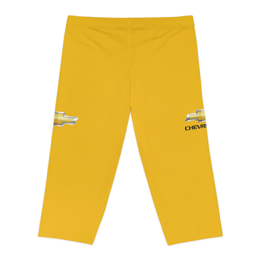 Women's Yellow Chevrolet Capri Leggings™