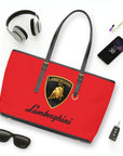Red Lamborghini Leather Shoulder Bag™