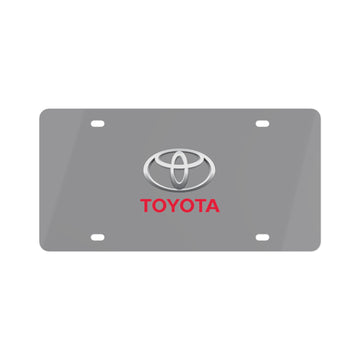 Grey Toyota License Plate™