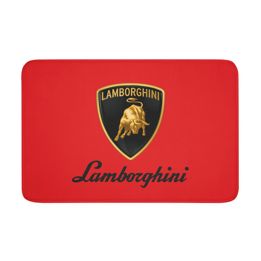 Red Lamborghini Memory Foam Bathmat™