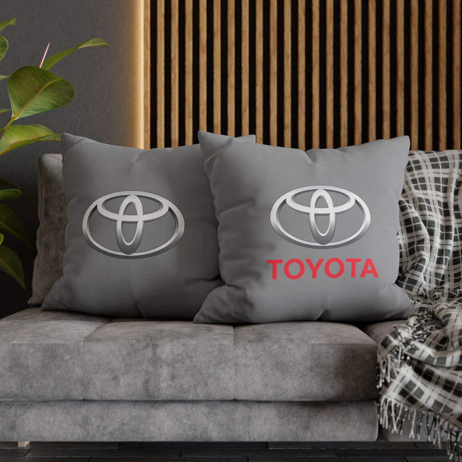 Grey Toyota Spun Polyester pillowcase™