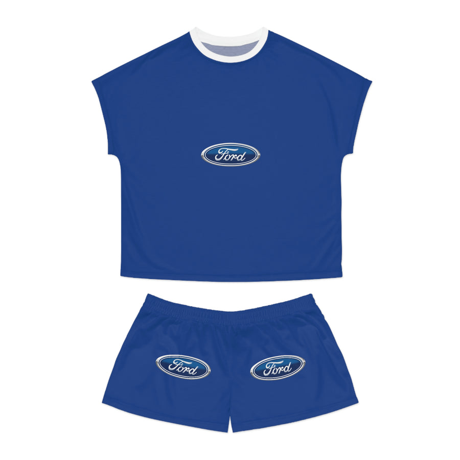 Women's Dark Blue Ford Short Pajama Set™