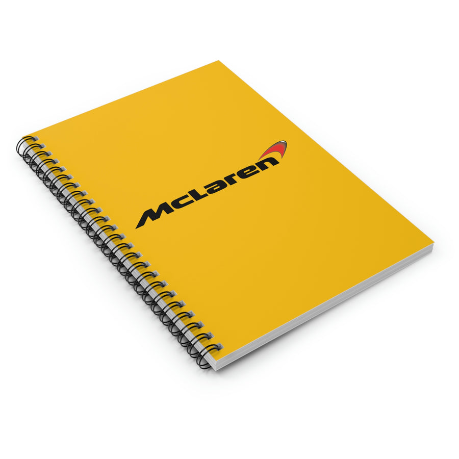 Yellow McLaren Spiral Notebook - Ruled Line™