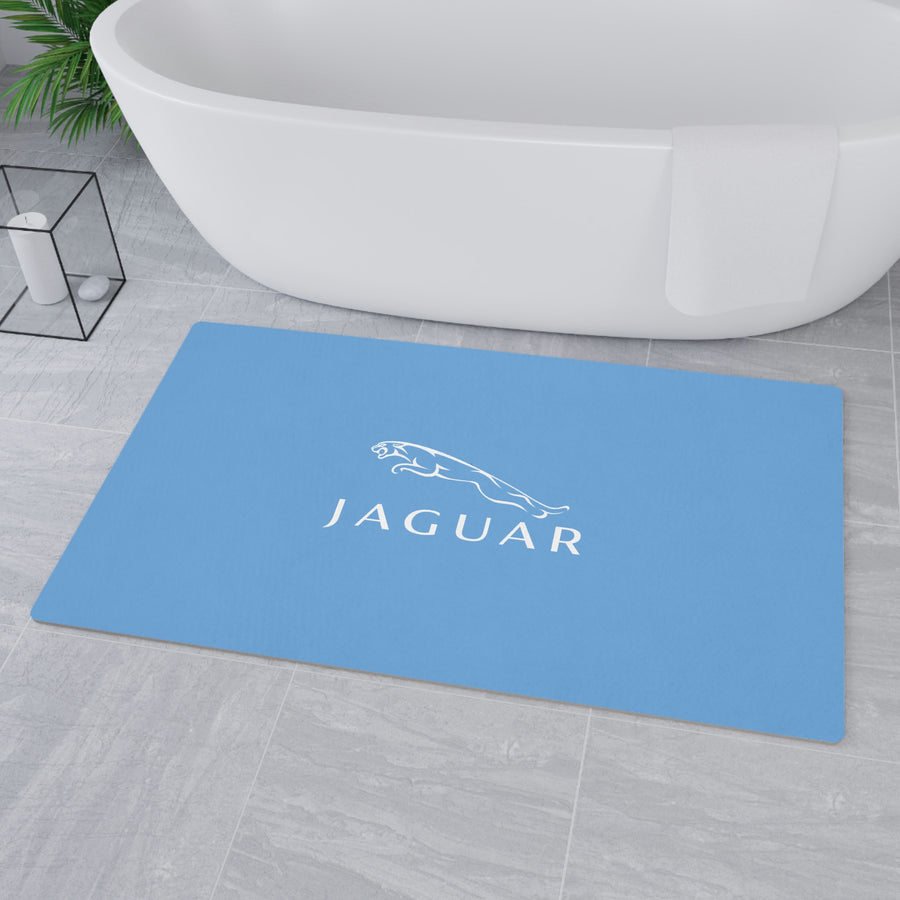 Light Blue Jaguar Floor Mat™