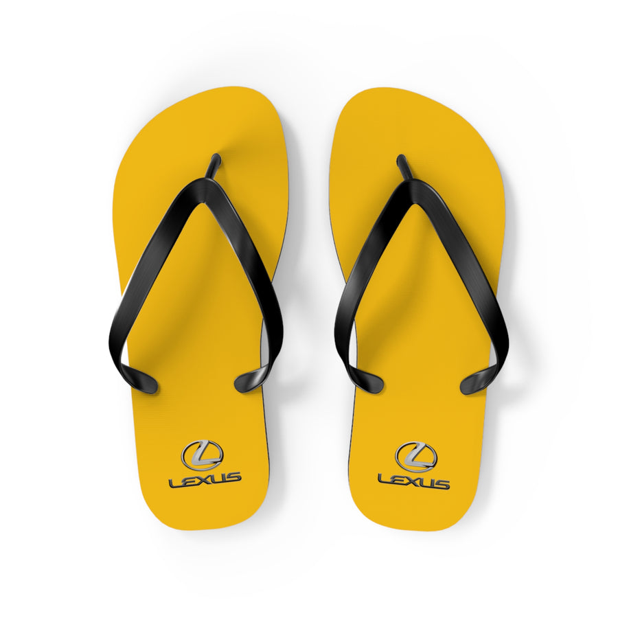 Unisex Yellow Lexus Flip Flops™