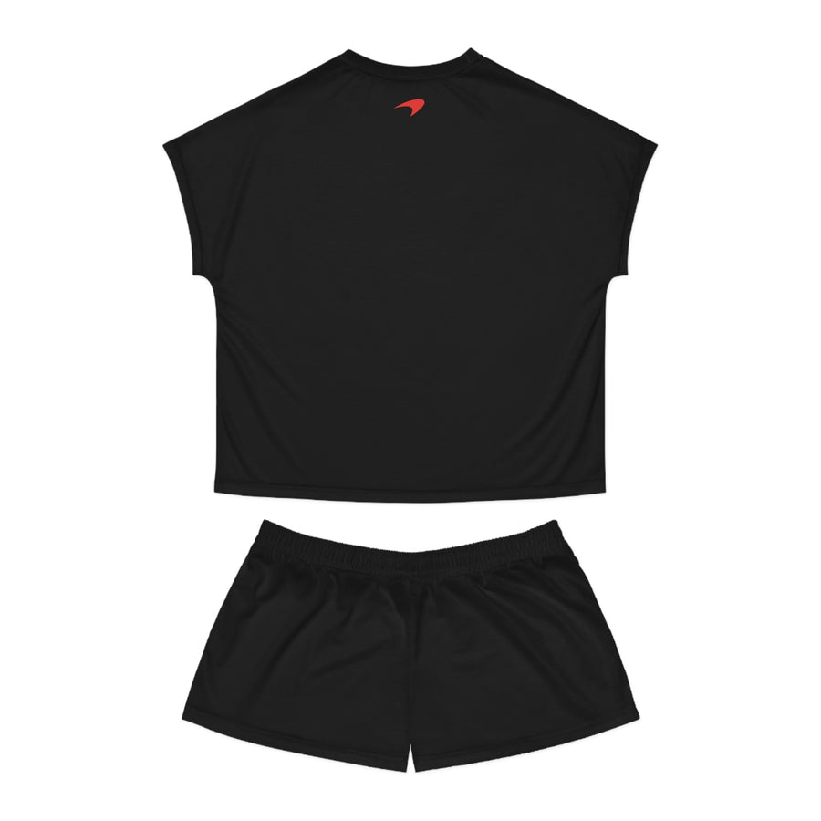 Women's Black McLaren Short Pajama Set™