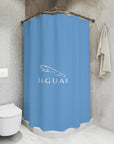 Light Blue Jaguar Shower Curtain™
