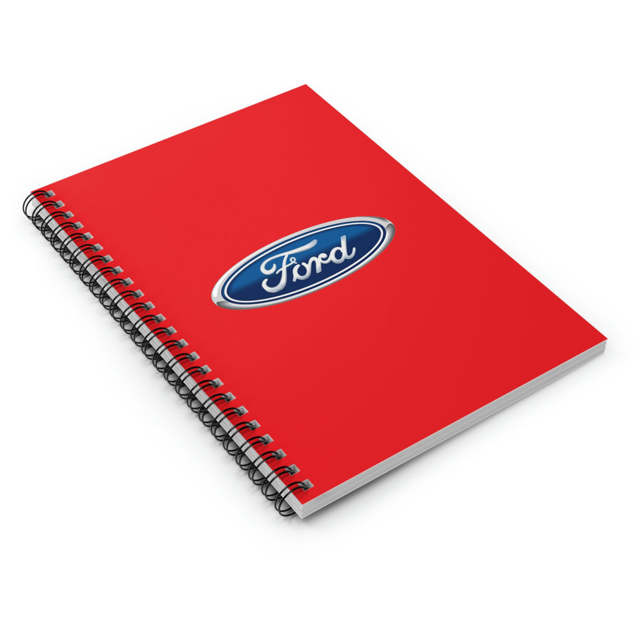 Red Ford Spiral Notebook - Ruled Line™