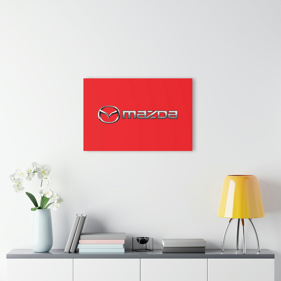 Red Mazda Acrylic Prints (French Cleat Hanging)™