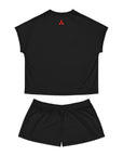 Women's Black Mitsubishi Short Pajama Set™