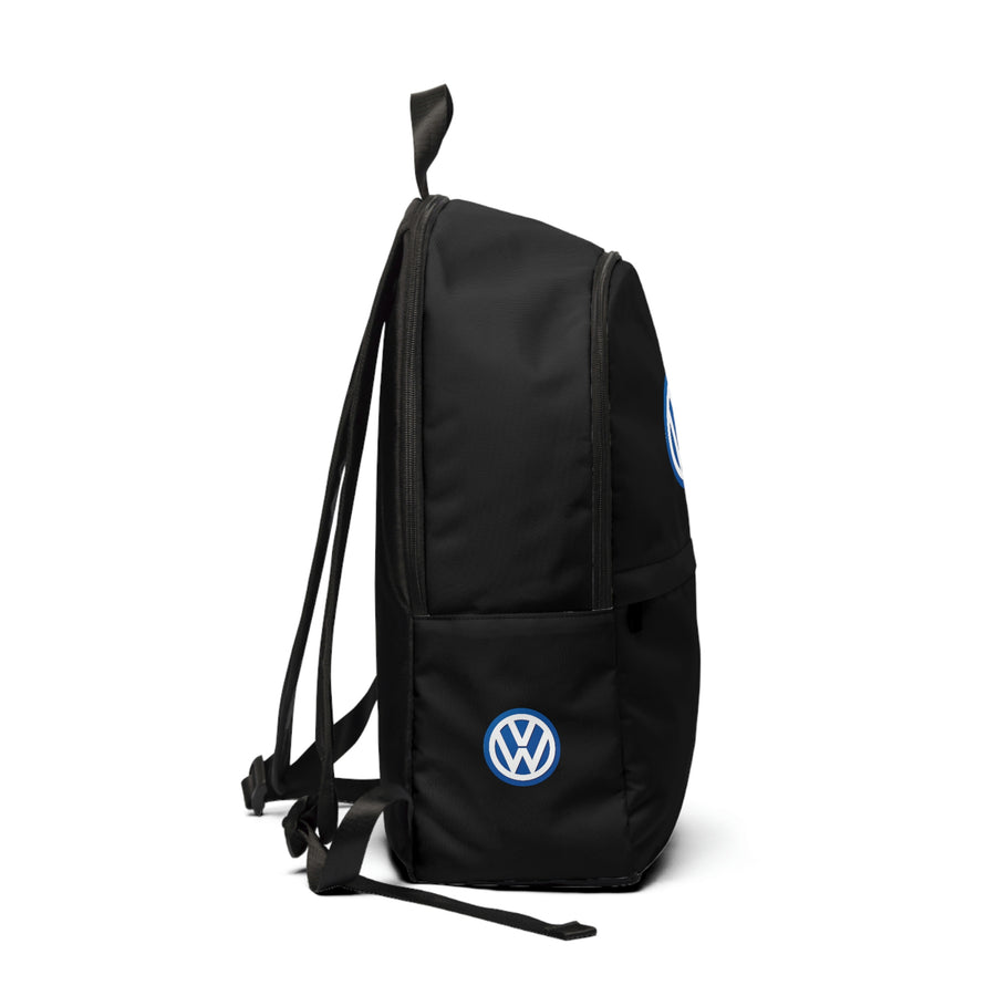 Unisex Black Volkswagen Fabric Backpack™