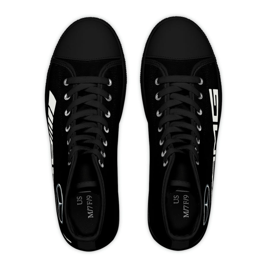 Women's Black Mercedes High Top Sneakers™