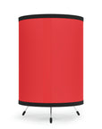 Red Mazda Tripod Lamp with High-Res Printed Shade, US\CA plug™