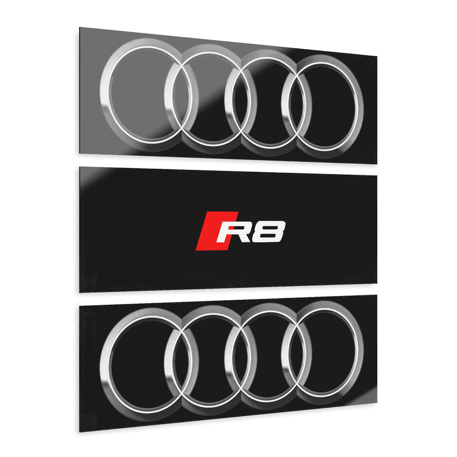 Black Audi Acrylic Prints (Triptych)™