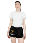 Women's Black Lamborghini Relaxed Shorts™