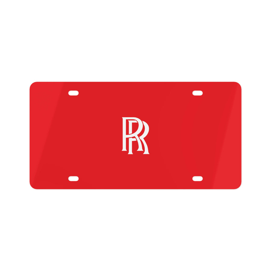 Red Rolls Royce License Plate™