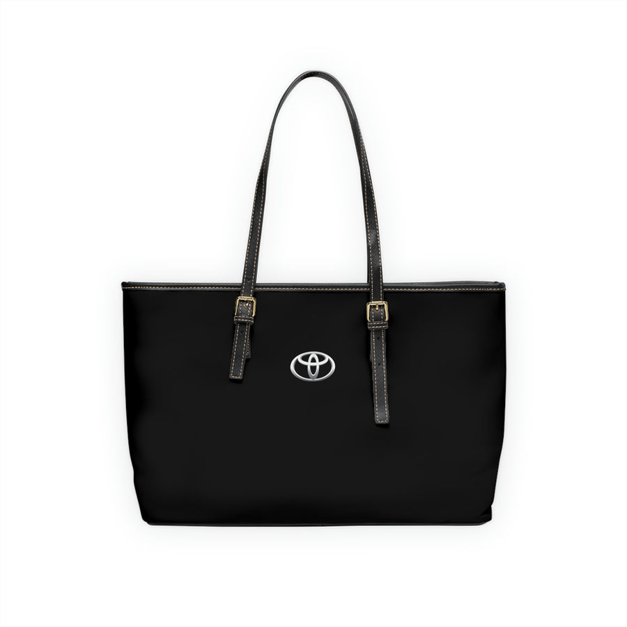 Black Toyota Leather Shoulder Bag™